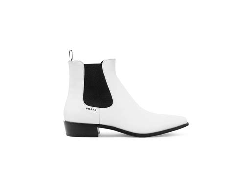 stivali bianchi prada|Women's Prada Chelsea Boots .